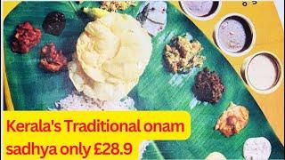 ഓണസദ്യ .Kerala's Traditional onam sadhya Meal for 3 only £28.99uckfield