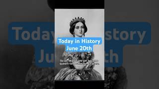 Queen Victoria Takes the Throne at 18 | June 20, 1837