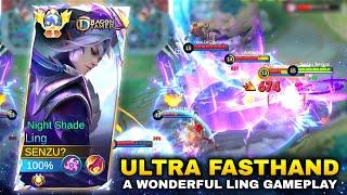 LING ULTRA FASTHAND SUPER AGGRESSIVE - A WONDERFUL LING GAMEPLAY Mobile Legends