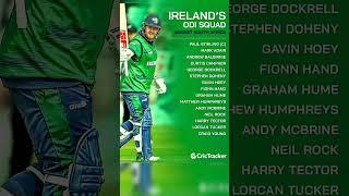 Ireland ODI SQUAD FOR south Africa 2024 #irevssa2024#irevssa #savsireseries2024