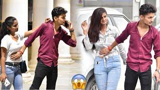 Touching Strangers Waist Prank | Harshit PrankTv