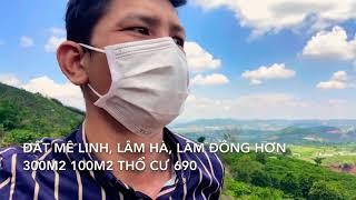 Đất Mê Linh, Lâm Hà, Lâm Đồng Hơn 300m2 sổ hồng riêng 100m2 thổ cư, giá 690tr