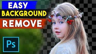 The EASY Background Remover Hidden Tricks in Photoshop Tutorial #removebackground