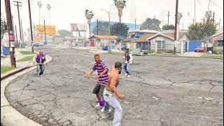 Grand Theft Auto V PS5 - Street Fights With Franklin #2 [4K HDR 60fps]