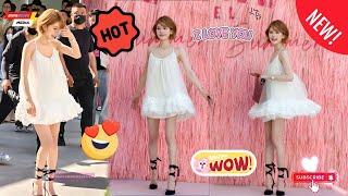 Zhao Lusi Has Truly Arrived Golden Hair, White Dress, and a Drama Tease to Die For!