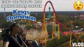 Riding the World’s MOST INTENSE Roller Coaster! Kings Dominion - Doswell, Virginia | VLOG [8/15/23]