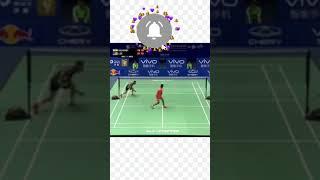 Badminton tap defence #badmintontrick #badmintonattack #bulutangkis #badmintonshorts #leechongwei