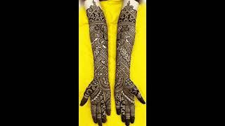 Latest Gorgeous bridal Mehdi design collection / H H creations
