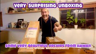 Surprise unboxing of beautiful orchids and orchid supplies. Special announcements. November 18, 2022