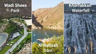 Wadi Shees Park - Al Rafisah Dam - Khorfakkan Waterfall #UAE | Travel vlog