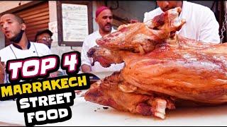 TOP 4 Marrakech Street Food  Morocco food and travel