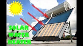 How solar water heater works?