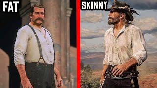 Every Difference between Fat Arthur and Skinny Arthur in Red Dead Redemption 2