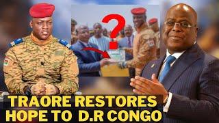 DR Congo citizens Acknowledged  Ibrahim Traore As A Symbol Of Hope