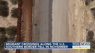 Migrant Crossings Along The Southern Border Fell in November