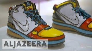 Australian art gallery holds sneaker exhibition