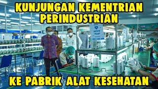 Kunjungan Kementrian Perindustrian ke pabrik alat kesehatan PT Fyrom International