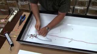 LED T8 Install. Demo 2: Aleddra EasiRetrofit LED T8 Internal Driver