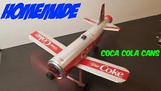 DIY - How To Make Mini Airplane With COCA COLA Cans