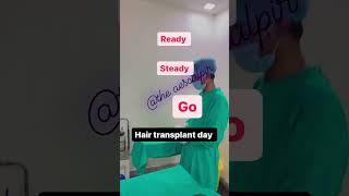 The Day of Hair Transplant Day | The Aesculpir #shorts #shortsfeed hortsfeed