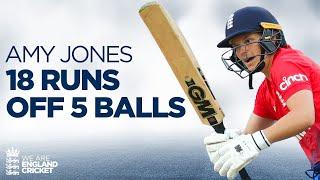  Thrilling Over IN FULL | 18 Runs off 5 Balls | Amy Jones vs Australia | Ashes 2023