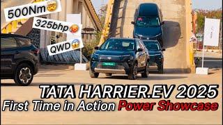 TATA HARRIER EV 2025 Revealed at TATA PUNE PLANT 325bhp 500Nm Power Showcased 4X4 Capable | Tata.EV