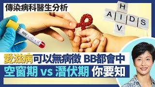 愛滋病病毒｜HIV可母嬰傳播 男女老幼都會感染！染病可以無病徵 空窗期vs潛伏期你要知！匿名愛滋病檢測輔導服務 自助櫃提取自我檢測套裝｜王建芳醫生 傳染病科醫生：黃駿君醫生 林緯遜醫生｜人類健康研究所