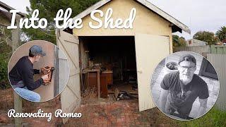 Into the Shed | Old Shed to Rustic Workshop Transformation | Part 1