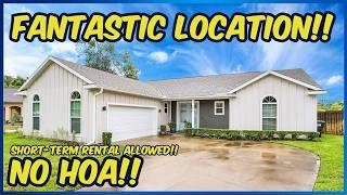 Touring a Home for Sale in Central Florida with No HOA/CDD. Fenced!! Fantastic Location. Near UCF!!