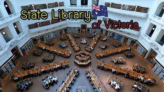 【4K Walking】State Library of Victoria, The world's fourth-most-visited library | Melbourne Australia