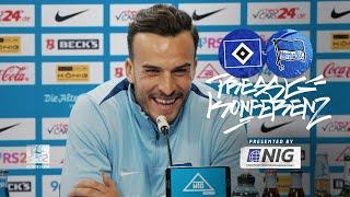 "Duell auf Augenhöhe" | Pressekonferenz vor #HSVBSC mit Cristian Fiél und Haris Tabaković