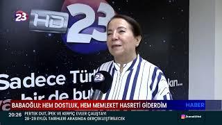 İSTANBUL İL NÜFUS VE VATANDAŞLIK MÜDÜRÜ ELAZIĞLI RABİA BABAOĞLU, KANAL 23 TELEVİZYONUNU ZİYARET ETTİ