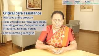 Critical Care Assistance | Dr Rohini Paul | Aster Hospitals (Bangalore)