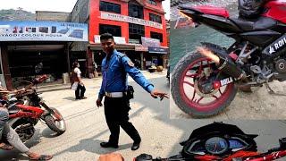 My bike caught by Traffic police        bad day || Roila Vlogs || Beni, myagdi ||