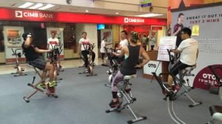 OTO Row Bike Workout Session at Centro Mall, Klang @ 14.08.3016