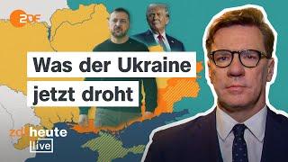 Kriegsende nach 24 Stunden? Was der Sieg von Trump für die Ukraine bedeuten könnte | ZDFheute live