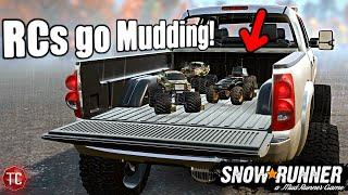 SnowRunner: R/C Trucks Go MUDDING! (CONSOLE GAMEPLAY)