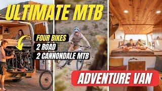 The Ultimate MTB Van Build | Four Bikes  | 170 Sprinter Van Tour 