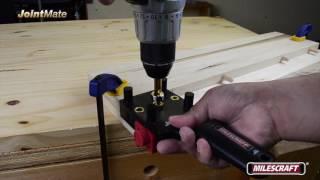 Milescraft 1309 DowelJigKit & 1319 JointMate - How to use a Milescraft Dowel Jig