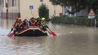 Hundreds evacuated from northern Italy as extreme weather continues to impact Europe