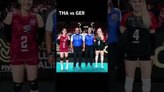 THA vs GER #VQ2024 #volleyballolympic