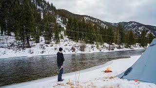 WINTER FLY FISHING & CAMPING IN THE IDAHO MOUNTAINS