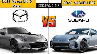 2022 Mazda MX-5 Miata vs 2022 Subaru BRZ Engine, Features, Price Comparison