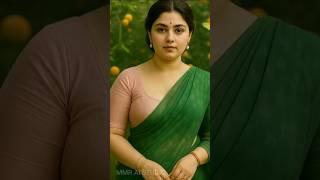 Graceful Beauty in a Garden | AI Generated Saree Look | MMR AI STUDIO