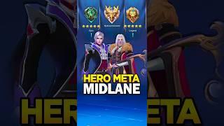 5 Hero Meta Midlaner Season 34  #mobilelegendsid #mlbb