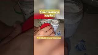 Şorun saxlanma qaydası #shorts  #şor #sorunsaxlanmaqaydası