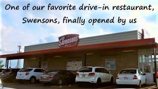 One of our favorite drive-in restaurants, Swensons, finally opened by us