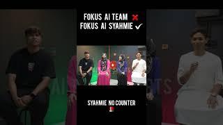 FOKUS AI TEAM SYAHMIE  FOKUS AI SYAHMIE  | SYAHMIE NO COUNTER  !!! #aiteam