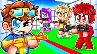 Nico vs FRIENDS in Roblox Rivals!