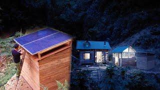 Successfully built and installed a power grid system on the mountain - Primitive power plant.